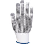 Portwest A118 PVC Dotted Touchscreen Glove Multipack (Pack 12)