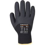 Portwest A146 Arctic Heat Resistant & Thermal Winter Gloves with Sandy Nitrile Coating - 15g