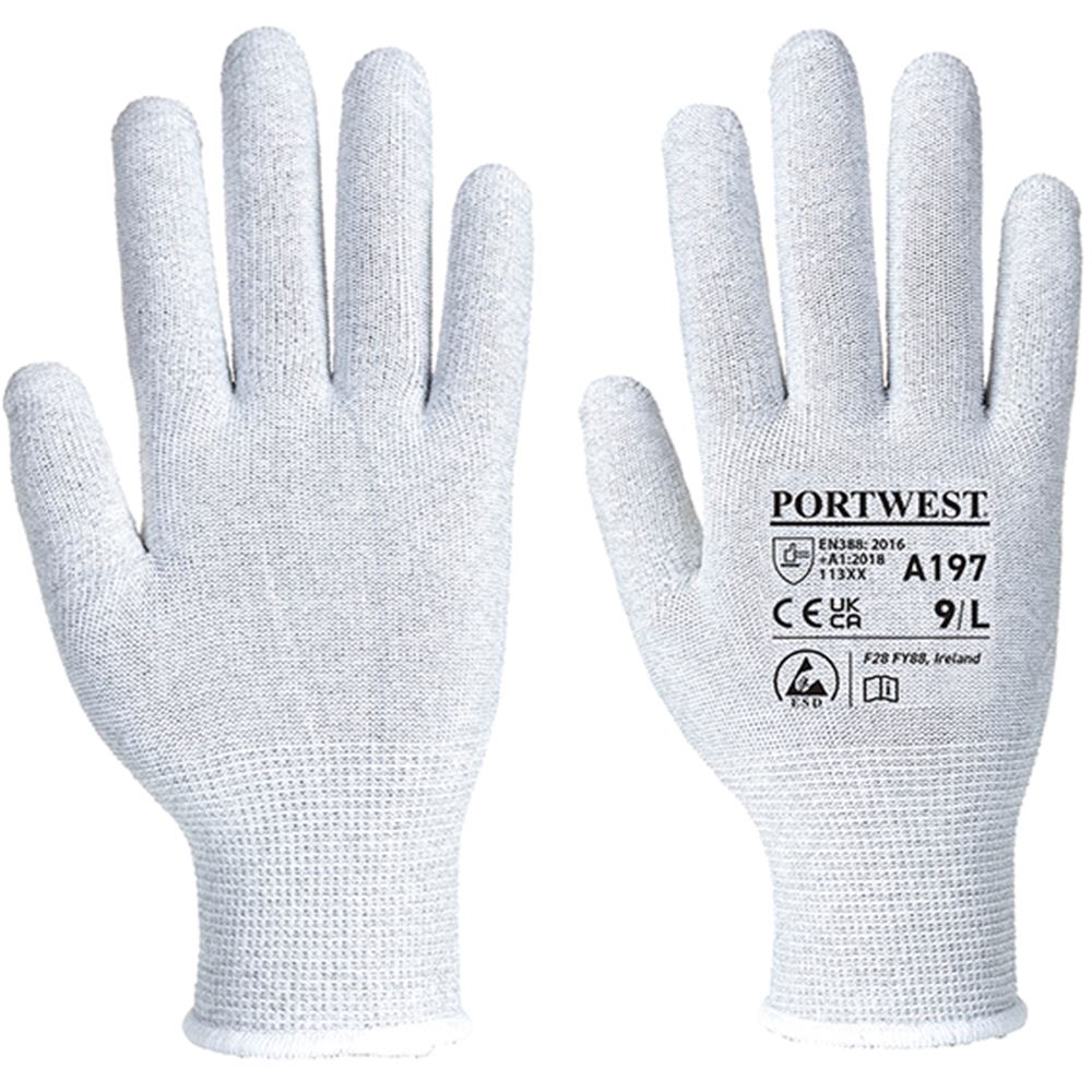 Portwest A197 Antistatic Shell Work Glove - 13g