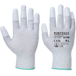 Portwest A198 Antistatic PU Fingertip Gloves - 13g