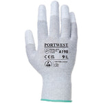 Portwest A198 Antistatic PU Fingertip Gloves - 13g