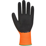 Portwest A340 Hi Vis Grip Gloves Longer Cuff with Latex Foam Coating - 13g
