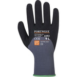 Portwest A353 DermiFlex Ultra Plus Gloves with 3/4 Nitrile Coating - 15 gauge