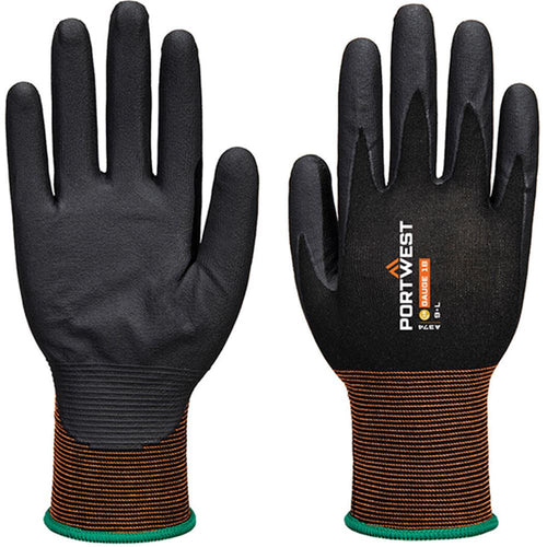Portwest A374 GP18 Nitrile Grip Glove with Nitrile Micro Foam Coating - 18g