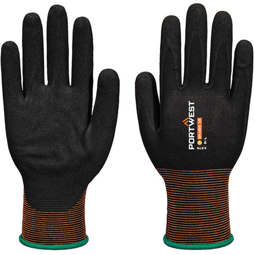 Portwest A375 GP18 Nitrile Double Dip Grip Glove with Sandy Nitrile Coating - 18g