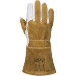 Portwest A540 MIG Leather Fleece Lined Welding Gauntlet