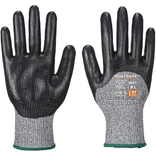 Portwest A621 Cut D 3/4 Nitrile Gloves with Nitrile Foam Coating - 13g