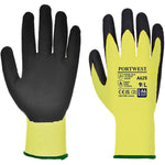 Portwest A625 Viz-Tex Cut D Glove with PU Coating - 13g