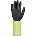 Portwest A632 Green Cut D Long Cuff Glove with Nitrile Foam Coating - 13g