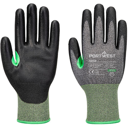 Portwest A638 CS Cut C PU Glove with Smooth PU Coating - 15g