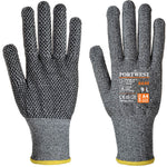 Portwest A640 PVC Dot Cut D Glove with PVC Dotted Palm - 13g