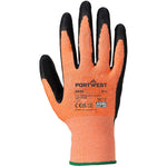 Portwest A643 Amber Cut B Glove with Nitrile Foam Palm Coating - 13g