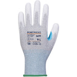 Portwest A699 MR13 ESD Antistatic Cut C Gloves with PU Palm Coating - 13 gauge (Pack 12)