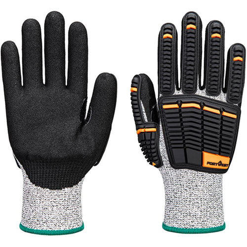 Portwest A718 Cut C Impact Glove with Nitrile Foam Coating - 13g