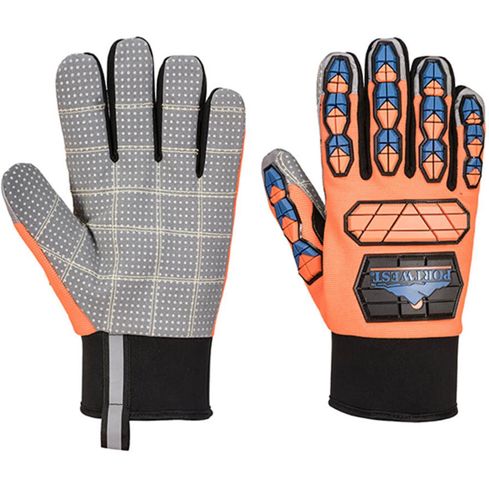 Portwest A726 Aqua-Seal Waterproof Thermal Impact Glove with PVC Dotted Palm
