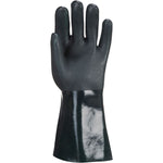 Portwest A835 Double Dipped PVC Chemical Resistant Gauntlet Gloves 35cm with Sandy Palm Finish