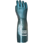 Portwest A845 Double Dipped PVC Chemical Resistant Gauntlet Gloves with Sandy Palm 45cm