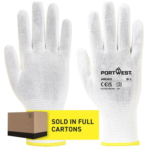 Portwest AB020 Seamless Assembly Work Gloves 13g MultiSave (Box 360)