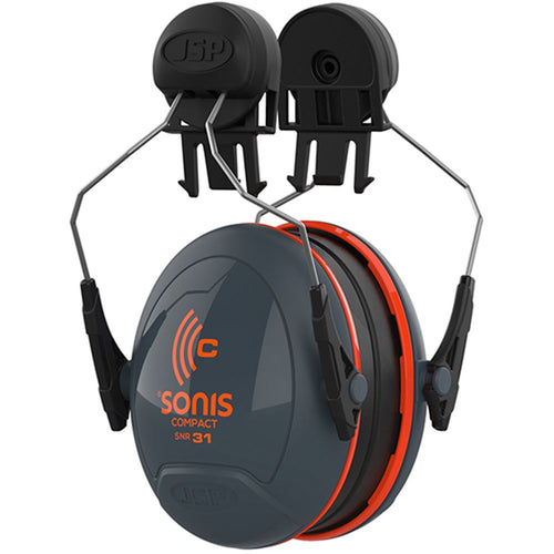 JSP Sonis Compact Helmet Mounted Ear Defenders AEB030-0CY-000 - SNR 31dB