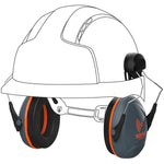 JSP Sonis Compact Helmet Mounted Ear Defenders AEB030-0CY-000 - SNR 31dB