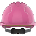 JSP EVO3 Pink Safety Helmet - Non Vented Wheel Ratchet Mid Peak - AJE170-003-900