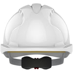 JSP EVO3 Short Peak Safety Helmet - Vented Wheel Ratchet Micro Peak