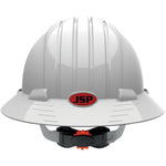 JSP EVO 6100 Full Brim Hard Hat - Non Vented Wheel Ratchet Full Brim