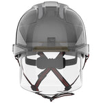 JSP EVO VISTAshield Dualswitch Safety Helmet with Integrated Faceshield & CR2 Reflective - Vented - Wheel Ratchet