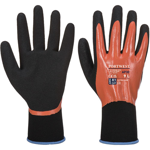 Portwest AP30 Dermi Pro Waterproof Grip Glove with Nitrile Coating - 13 gauge