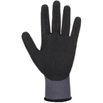 Portwest AP62 Dermiflex Aqua Water Repellent Work Gloves with Sandy Nitrile Coating - 15g
