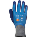 Portwest AP81 Liquid Pro HR Waterproof Cut D Grip Gloves - 13g