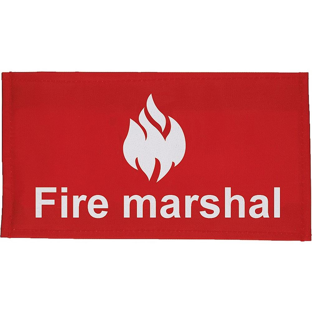 Fire Marshal Velcro Armband