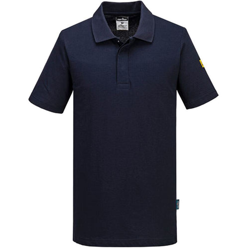 Portwest AS21 Protective Anti-Static ESD Short Sleeve Polo Shirt 195g