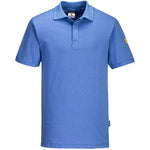 Portwest AS21 Protective Anti-Static ESD Short Sleeve Polo Shirt 195g