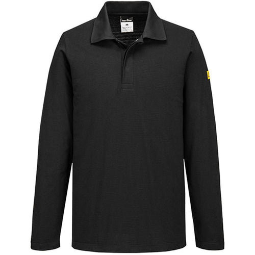 Portwest AS23 Anti-Static ESD Long Sleeve Polo Shirt