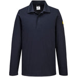 Portwest AS23 Anti-Static ESD Long Sleeve Polo Shirt