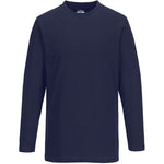 Portwest B196 Turin Cotton Long Sleeved T-Shirt 195g