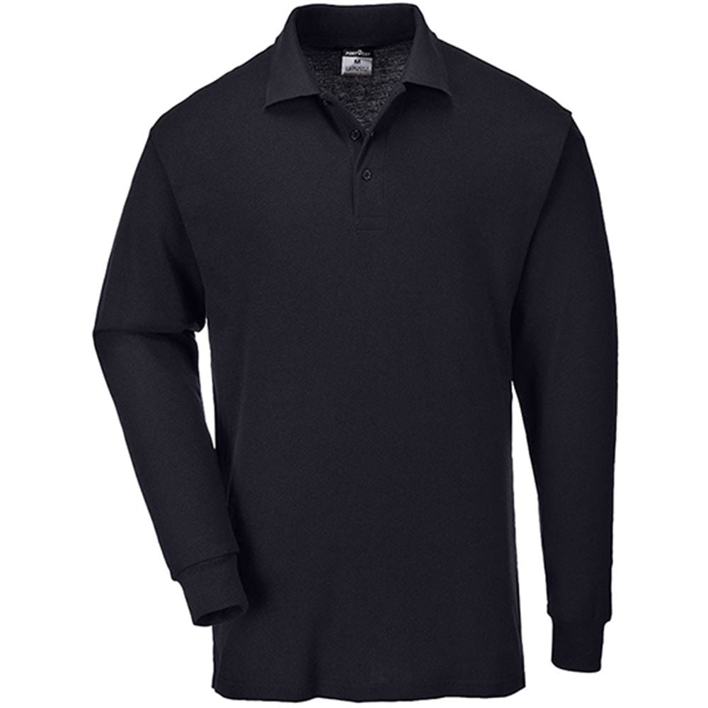 Portwest B212 Genoa Long Sleeve Polo Shirt 210g