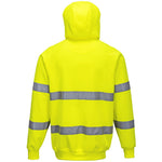Portwest B304 Yellow Hi Vis Hooded Sweatshirt