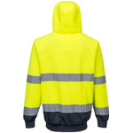 Portwest B316 Yellow/Navy Two Tone Hi Vis Hoodie