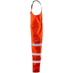 Leo Workwear Northam Orange EcoViz 15K Waterproof Breathable Hi Vis Bib & Brace