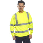 Portwest B303 Yellow Hi Vis Sweatshirt