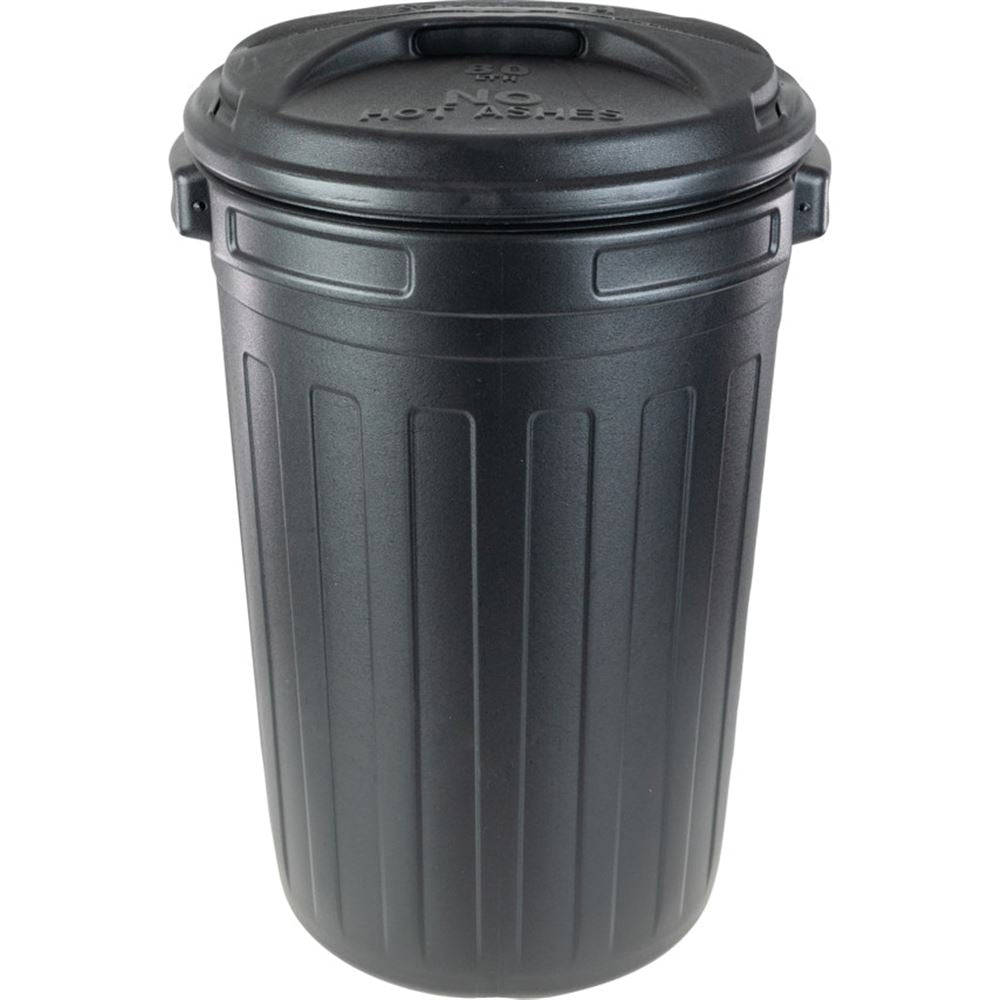 Black Refuse Bin 80L