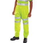 BEESWIFT BSJBY Yellow Hi Vis Jogging Bottoms