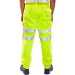 BEESWIFT BSJBY Yellow Hi Vis Jogging Bottoms