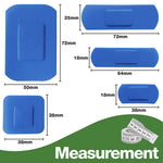 HypaPlast Blue Plasters Assorted (Pack 100)