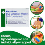 HypaPlast Blue Plasters Assorted (Pack 100)