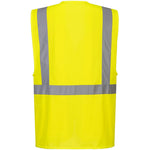 Portwest C357 Yellow Tablet Pocket Executive Hi Vis Vest
