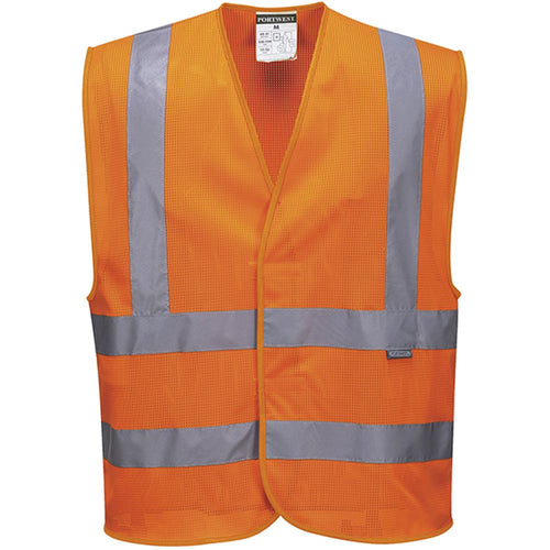 Portwest C370 Orange MeshAir Cool Hi Vis Vest