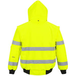 Portwest C467 Yellow Padded Waterproof 3-in-1 Hi Vis Bomber Jacket